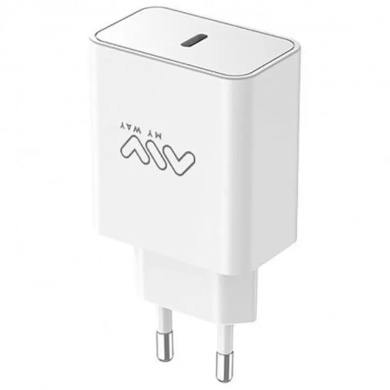 Cargador de Pared Myway MWACC0018/ 1xUSB Tipo-C/ 45W Cargador de Pared Myway MWACC0018/ 1xUSB Tipo-C/ 45W