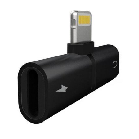 Splitter Carga y Música Myway Lightning Macho - USB Macho/ Negro Splitter Carga y Música Myway Lightning Macho - USB Macho/ Negro