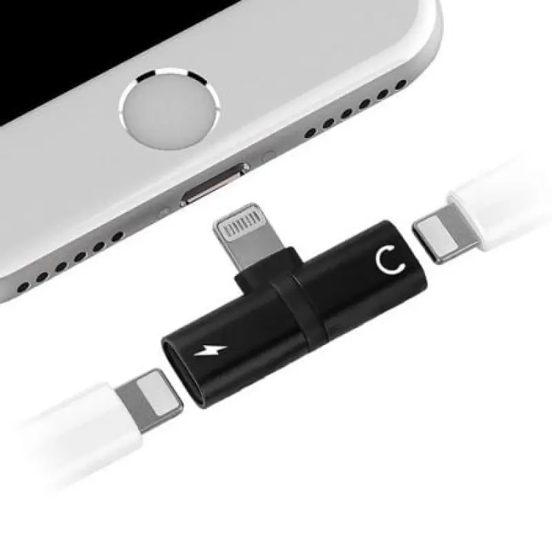 Splitter Carga y Música Myway Lightning Macho - USB Macho/ Negro Splitter Carga y Música Myway Lightning Macho - USB Macho/ Negro
