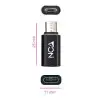 Adaptador Nanocable 10.02.0014/ MicroUSB Macho - USB Tipo-C Hembra Adaptador Nanocable 10.02.0014/ MicroUSB Macho - USB Tipo-C Hembra