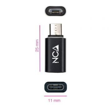 Adaptador Nanocable 10.02.0014/ MicroUSB Macho - USB Tipo-C Hembra Adaptador Nanocable 10.02.0014/ MicroUSB Macho - USB Tipo-C Hembra
