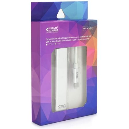 Hub USB Tipo-C Nanocable 10.03.0404/ 3xUSB/ 1xRJ45/ Gris Hub USB Tipo-C Nanocable 10.03.0404/ 3xUSB/ 1xRJ45/ Gris