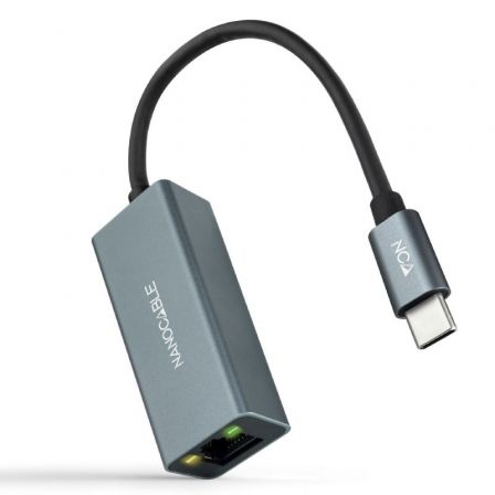 Adaptador Tipo-C - RJ45 Nanocable 10.03.0406/ 1000Mbps Adaptador Tipo-C - RJ45 Nanocable 10.03.0406/ 1000Mbps