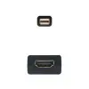 Conversor Nanocable 10.16.0102/ Mini DisplayPort Macho - HDMI Hembra/ 15cm/ Negro Conversor Nanocable 10.16.0102/ Mini DisplayPort Macho - HDMI Hembra/ 15cm/ Negro