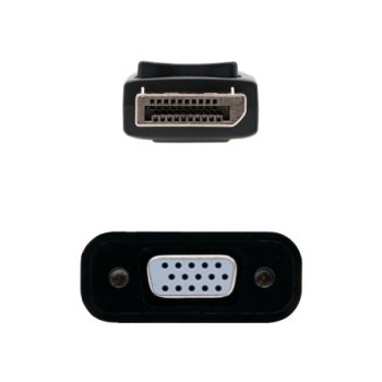Conversor Nanocable 10.16.0602/ DisplayPort Macho - VGA Hembra Conversor Nanocable 10.16.0602/ DisplayPort Macho - VGA Hembra