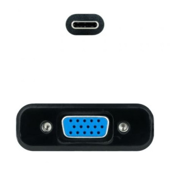 Cable Conversor Nanocable 10.16.4101-BK/ USB Tipo-C Macho - VGA Hembra Cable Conversor Nanocable 10.16.4101-BK/ USB Tipo-C Macho - VGA Hembra