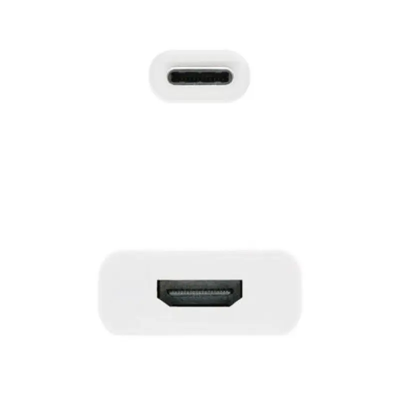 Conversor Nanocable 10.16.4102/ USB Tipo-C Macho - HDMI Hembra/ 15cm/ Blanco Conversor Nanocable 10.16.4102/ USB Tipo-C Macho - HDMI Hembra/ 15cm/ Blanco