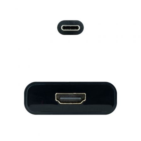 Conversor Nanocable 10.16.4102-BK/ USB Tipo-C Macho - HDMI Hembra/ 15cm/ Negro Conversor Nanocable 10.16.4102-BK/ USB Tipo-C Macho - HDMI Hembra/ 15cm/ Negro