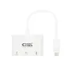 Conversor Nanocable 10.16.4302/ USB Tipo-C Macho - HDMI Hembra/ USB Tipo-C Hembra/ USB Hembra/ 15cm/ Blanco Conversor Nanocable 10.16.4302/ USB Tipo-C Macho - HDMI Hembra/ USB Tipo-C Hembra/ USB Hembra/ 15cm/ Blanco
