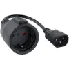 Adaptador Alimentación Nanocable 10.22.0902/ C14 Macho - CEE7 Hembra/ 50cm/ Negro Adaptador Alimentación Nanocable 10.22.0902/ C14 Macho - CEE7 Hembra/ 50cm/ Negro