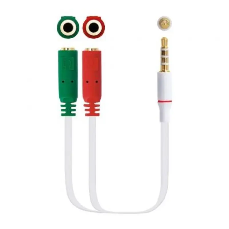 Cable Estéreo Nanocable 10.24.1201/ Jack 3.5 Macho - 2x Jack 3.5 Hembra/ 20cm/ Blanco Cable Estéreo Nanocable 10.24.1201/ Jack 3.5 Macho - 2x Jack 3.5 Hembra/ 20cm/ Blanco