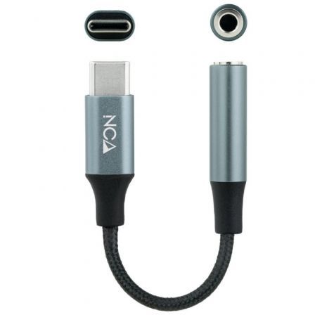 Conversor USB Tipo-C Nanocable 10.24.1204/ USB Tipo-C Macho - Jack 3.5 Hembra Conversor USB Tipo-C Nanocable 10.24.1204/ USB Tipo-C Macho - Jack 3.5 Hembra
