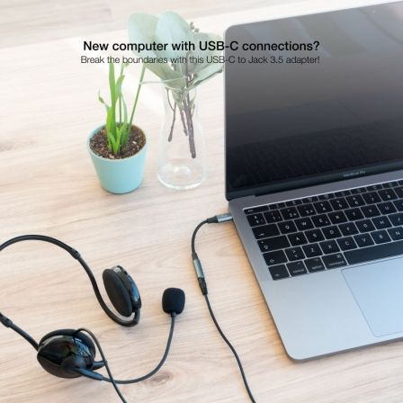 Conversor USB Tipo-C Nanocable 10.24.1204/ USB Tipo-C Macho - Jack 3.5 Hembra Conversor USB Tipo-C Nanocable 10.24.1204/ USB Tipo-C Macho - Jack 3.5 Hembra