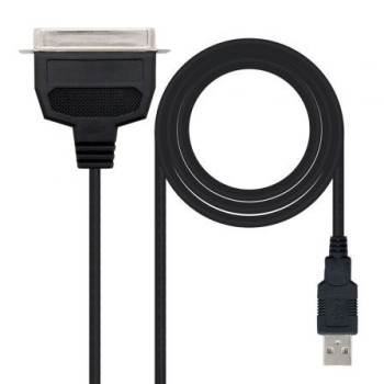 Cable Conversor impresora Nanocable 10.03.0001/ USB Macho - CN36 Macho/ 1.5m/ Negro Cable Conversor impresora Nanocable 10.03.0001/ USB Macho - CN36 Macho/ 1.5m/ Negro