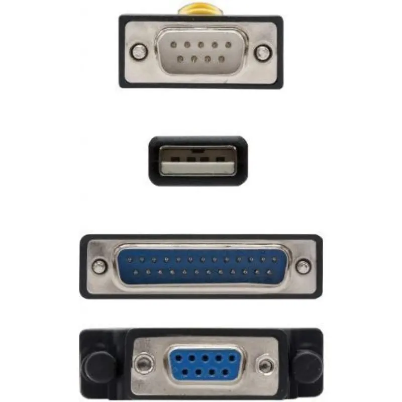 Cable Conversor impresora Nanocable 10.03.0002/ USB Macho - DB9 Macho/ DB25 Macho Cable Conversor impresora Nanocable 10.03.0002/ USB Macho - DB9 Macho/ DB25 Macho