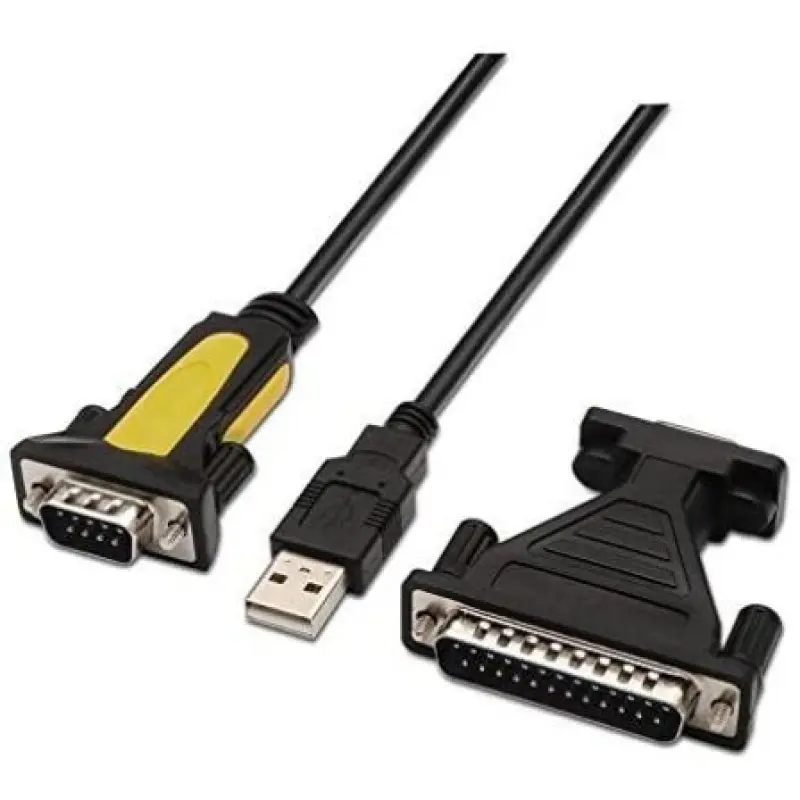 Cable Conversor impresora Nanocable 10.03.0002/ USB Macho - DB9 Macho/ DB25 Macho Cable Conversor impresora Nanocable 10.03.0002/ USB Macho - DB9 Macho/ DB25 Macho