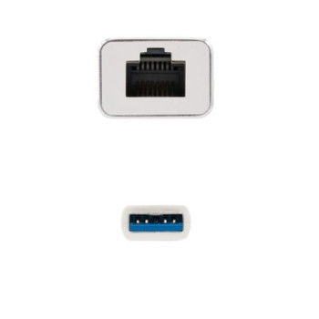 Adaptador USB 3.0 - RJ45 Nanocable 10.03.0401/ 1000Mbps Adaptador USB 3.0 - RJ45 Nanocable 10.03.0401/ 1000Mbps
