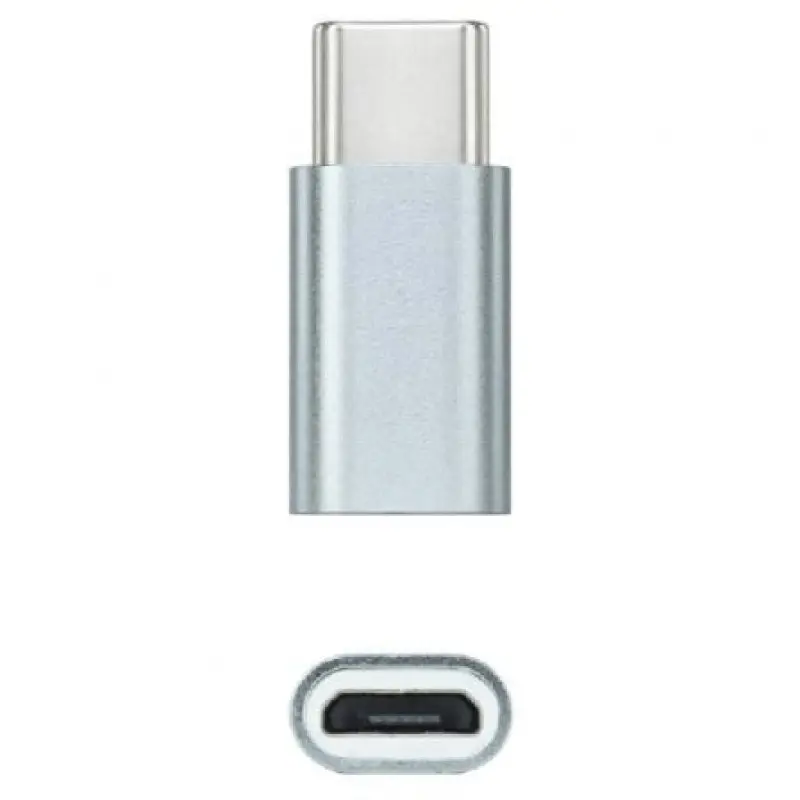 Adaptador Nanocable 10.02.0011/ USB Tipo-C Macho - MicroUSB Hembra Adaptador Nanocable 10.02.0011/ USB Tipo-C Macho - MicroUSB Hembra