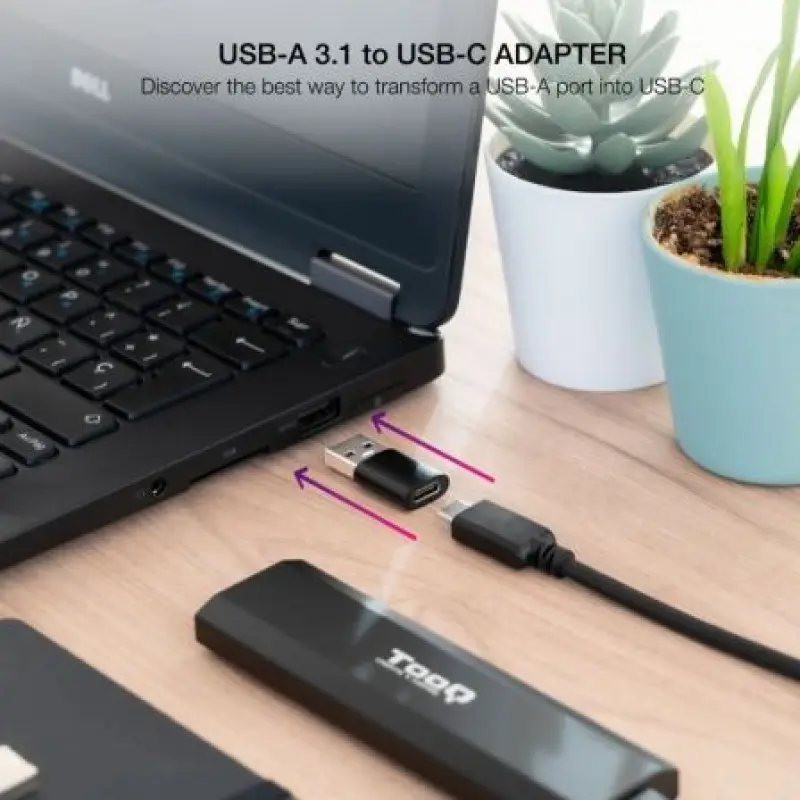 Adaptador USB 3.1 Nanocable 10.02.0012/ USB Macho - USB Tipo-C Hembra Adaptador USB 3.1 Nanocable 10.02.0012/ USB Macho - USB Tipo-C Hembra