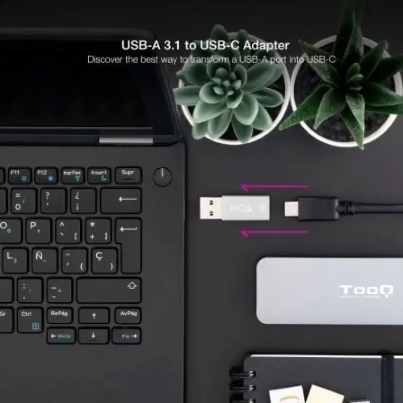 Adaptador USB 3.1 Nanocable 10.02.0013/ USB Macho - USB Tipo-C Hembra Adaptador USB 3.1 Nanocable 10.02.0013/ USB Macho - USB Tipo-C Hembra