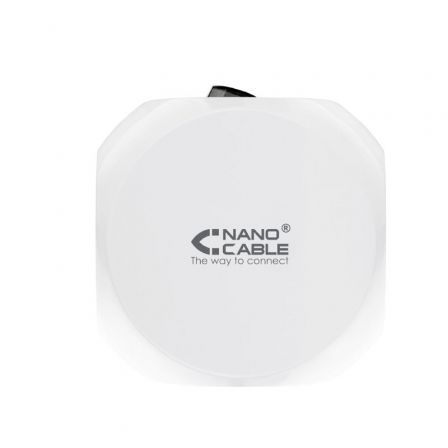 Regleta Nanocable 10.37.0001/ 3 Tomas de corriente/ 2 USB - 2 USB Tipo-C/ Cable 1.4m/ Blanca Regleta Nanocable 10.37.0001/ 3 Tomas de corriente/ 2 USB - 2 USB Tipo-C/ Cable 1.4m/ Blanca