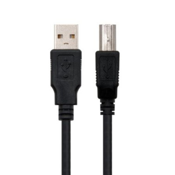 Cable USB 2.0 Impresora Nanocable 10.01.0105-BK/ USB Tipo-B Macho - USB Macho/ 4.5m/ Negro Cable USB 2.0 Impresora Nanocable 10.01.0105-BK/ USB Tipo-B Macho - USB Macho/ 4.5m/ Negro