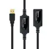Cable Alargador USB 2.0 Nanocable 10.01.0212/ USB Macho - USB Hembra/ 10m/ Negro Cable Alargador USB 2.0 Nanocable 10.01.0212/ USB Macho - USB Hembra/ 10m/ Negro