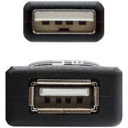 Cable Alargador USB 2.0 Nanocable 10.01.0213/ USB Macho - USB Hembra/ 15m/ Negro Cable Alargador USB 2.0 Nanocable 10.01.0213/ USB Macho - USB Hembra/ 15m/ Negro