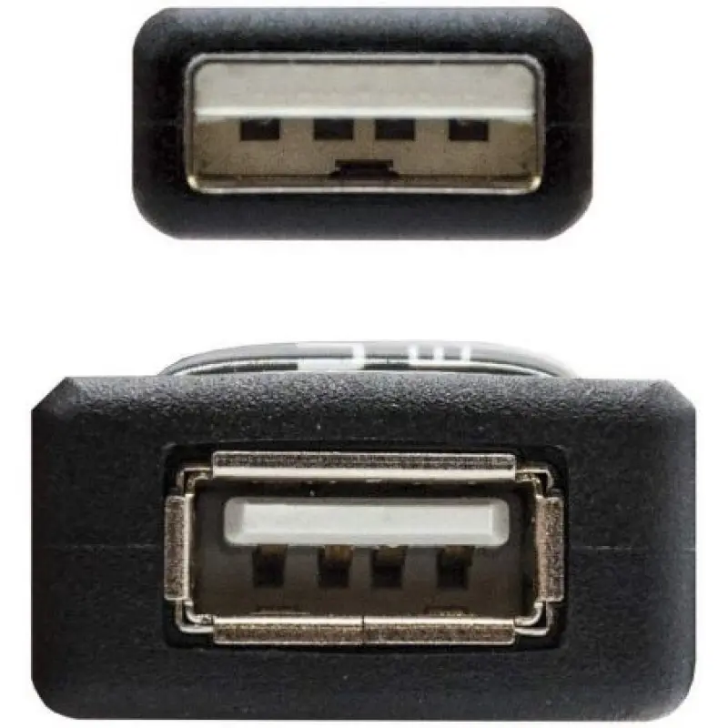 Cable Alargador USB 2.0 Nanocable 10.01.0213/ USB Macho - USB Hembra/ 15m/ Negro Cable Alargador USB 2.0 Nanocable 10.01.0213/ USB Macho - USB Hembra/ 15m/ Negro