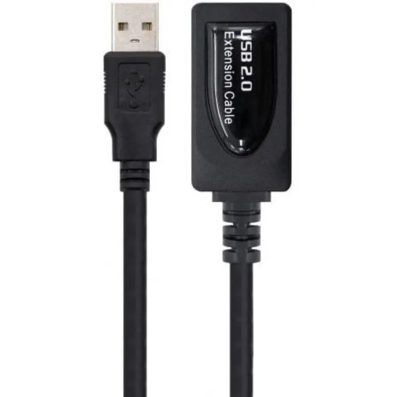 Cable Alargador USB 2.0 Nanocable 10.01.0213/ USB Macho - USB Hembra/ 15m/ Negro Cable Alargador USB 2.0 Nanocable 10.01.0213/ USB Macho - USB Hembra/ 15m/ Negro
