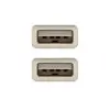 Cable USB 2.0 Nanocable 10.01.0302/ USB Macho - USB Macho/ 1m/ Beige Cable USB 2.0 Nanocable 10.01.0302/ USB Macho - USB Macho/ 1m/ Beige