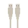 Cable USB 2.0 Nanocable 10.01.0304/ USB Macho - USB Macho/ 3m/ Beige Cable USB 2.0 Nanocable 10.01.0304/ USB Macho - USB Macho/ 3m/ Beige