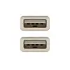 Cable USB 2.0 Nanocable 10.01.0304/ USB Macho - USB Macho/ 3m/ Beige Cable USB 2.0 Nanocable 10.01.0304/ USB Macho - USB Macho/ 3m/ Beige