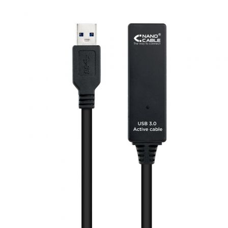 Cable Alargador USB 3.0 Nanocable 10.01.0313/ USB Macho - USB Hembra/ 15m/ Negro Cable Alargador USB 3.0 Nanocable 10.01.0313/ USB Macho - USB Hembra/ 15m/ Negro