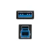 Cable USB 3.0 Impresora Nanocable 10.01.0802-BK/ USB Tipo-B Macho - USB Macho/ 2m/ Negro Cable USB 3.0 Impresora Nanocable 10.01.0802-BK/ USB Tipo-B Macho - USB Macho/ 2m/ Negro
