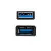 Cable Alargador USB 3.0 Nanocable 10.01.0901-BK/ USB Macho - USB Hembra/ 1m/ Negro