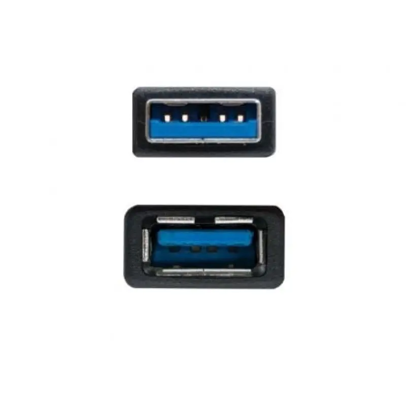 Cable Alargador USB 3.0 Nanocable 10.01.0903-BK/ USB Macho - / USB Hembra/ 3m/ Negro Cable Alargador USB 3.0 Nanocable 10.01.0903-BK/ USB Macho - / USB Hembra/ 3m/ Negro