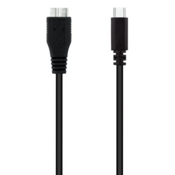 Cable USB 3.0 Tipo-C Nanocable 10.01.1201-BK/ USB Tipo-C Macho - MicroUSB Macho/ 1m/ Negro Cable USB 3.0 Tipo-C Nanocable 10.01.1201-BK/ USB Tipo-C Macho - MicroUSB Macho/ 1m/ Negro