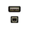 Cable USB 2.0 Impresora Nanocable 10.01.1202/ USB Tipo-B Macho - USB Macho / 2m/ Negro