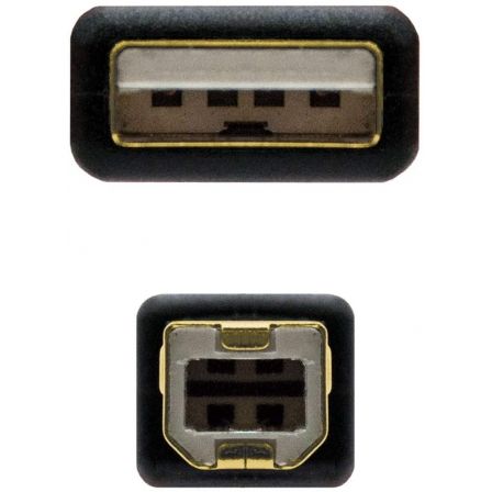 Cable USB 2.0 Impresora Nanocable 10.01.1203/ USB Tipo-B Macho - USB Macho/ 3m/ Negro Cable USB 2.0 Impresora Nanocable 10.01.1203/ USB Tipo-B Macho - USB Macho/ 3m/ Negro