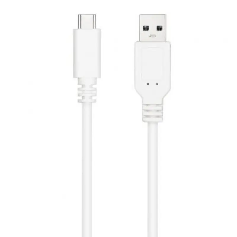 Cable USB 2.0 Nanocable 10.01.2100-W/ USB Tipo-C Macho - USB Macho/ 50cm/ Blanco Cable USB 2.0 Nanocable 10.01.2100-W/ USB Tipo-C Macho - USB Macho/ 50cm/ Blanco