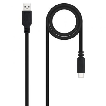 Cable USB 2.0 Nanocable 10.01.2101-L150/ USB Tipo-C Macho - USB Macho/ 1.5m/ Negro Cable USB 2.0 Nanocable 10.01.2101-L150/ USB Tipo-C Macho - USB Macho/ 1.5m/ Negro