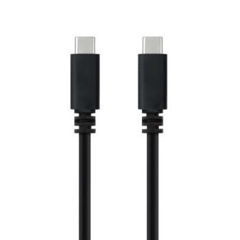 Cable USB 2.0 Tipo-C Nanocable 10.01.2301-L150/ USB Tipo-C Macho - USB Tipo-C Macho/ 480Mbps/ 1.5m/ Negro Cable USB 2.0 Tipo-C Nanocable 10.01.2301-L150/ USB Tipo-C Macho - USB Tipo-C Macho/ 480Mbps/ 1.5m/ Negro