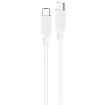 Cable USB 2.0 Tipo-C Nanocable 10.01.2301-W/ USB Tipo-C Macho - USB Tipo-C Macho/ 480Mbps/ 1m/ Blanco Cable USB 2.0 Tipo-C Nanocable 10.01.2301-W/ USB Tipo-C Macho - USB Tipo-C Macho/ 480Mbps/ 1m/ Blanco