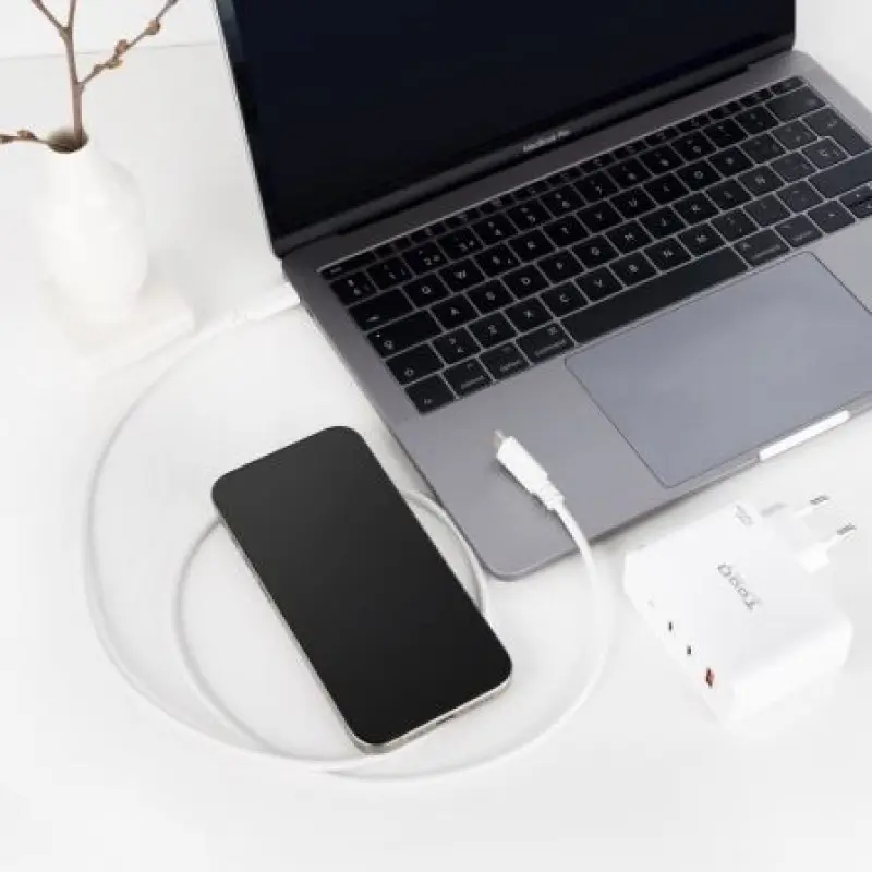Cable USB 2.0 Tipo-C Nanocable 10.01.2301-W/ USB Tipo-C Macho - USB Tipo-C Macho/ 480Mbps/ 1m/ Blanco Cable USB 2.0 Tipo-C Nanocable 10.01.2301-W/ USB Tipo-C Macho - USB Tipo-C Macho/ 480Mbps/ 1m/ Blanco