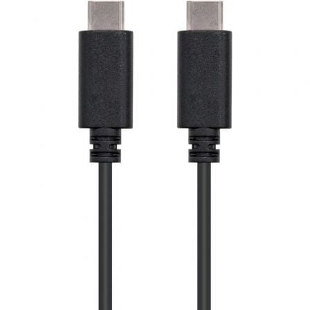 Cable USB 2.0 Tipo-C Nanocable 10.01.2302/ USB Tipo-C Macho - USB Tipo-C Macho/ 2m/ Negro Cable USB 2.0 Tipo-C Nanocable 10.01.2302/ USB Tipo-C Macho - USB Tipo-C Macho/ 2m/ Negro