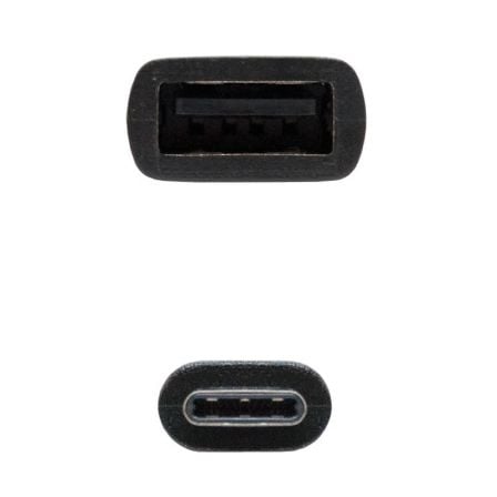 Cable USB 2.0 Tipo-C Nanocable 10.01.2400/ USB Tipo-C Macho - USB Hembra/ 15cm/ Negro Cable USB 2.0 Tipo-C Nanocable 10.01.2400/ USB Tipo-C Macho - USB Hembra/ 15cm/ Negro