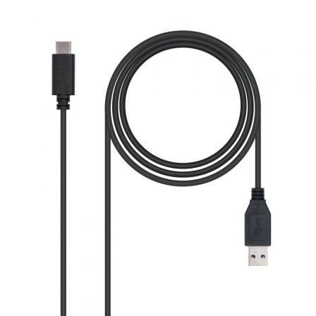Cable USB 3.1 Nanocable 10.01.4001/ USB Tipo-C Macho - USB Macho/ 1m/ Negro Cable USB 3.1 Nanocable 10.01.4001/ USB Tipo-C Macho - USB Macho/ 1m/ Negro