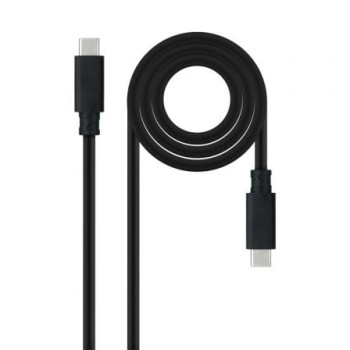 Cable USB 3.1 Tipo-C Nanocable 10.01.4100/ USB Tipo-C Macho - USB Tipo-C Macho/ 50cm/ Negro Cable USB 3.1 Tipo-C Nanocable 10.01.4100/ USB Tipo-C Macho - USB Tipo-C Macho/ 50cm/ Negro