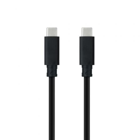 Cable USB 3.1 Tipo-C Nanocable 10.01.4101-L150/ USB Tipo-C Macho - USB Tipo-C Macho/ 1.5m/ Negro Cable USB 3.1 Tipo-C Nanocable 10.01.4101-L150/ USB Tipo-C Macho - USB Tipo-C Macho/ 1.5m/ Negro